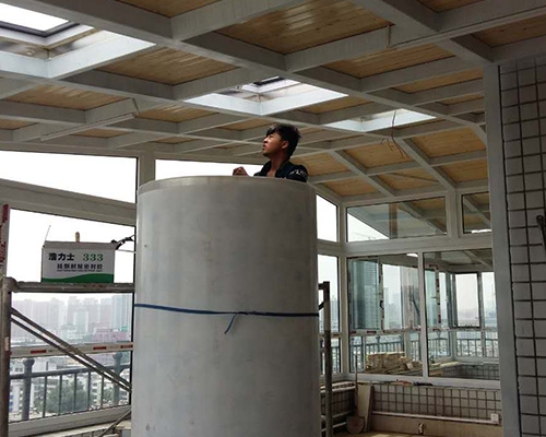 呼和浩特市工商宿舍楼顶德高瓦阳光房